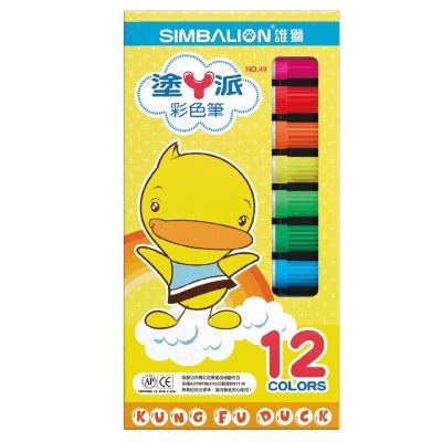 雄獅,No.49,功夫鴨,彩色筆