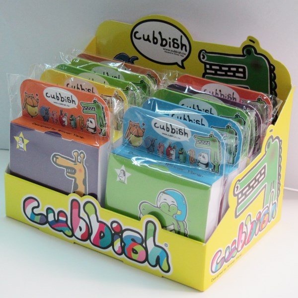 Cubbish 傻笑鱷魚便條紙 7.4x7cm 100入/包