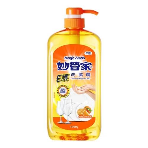 妙管家,E護洗潔精,洗碗精,按壓瓶