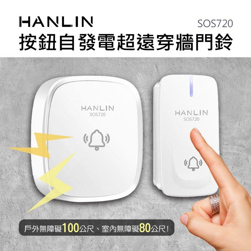 HANLIN,SOS720,穿牆門鈴