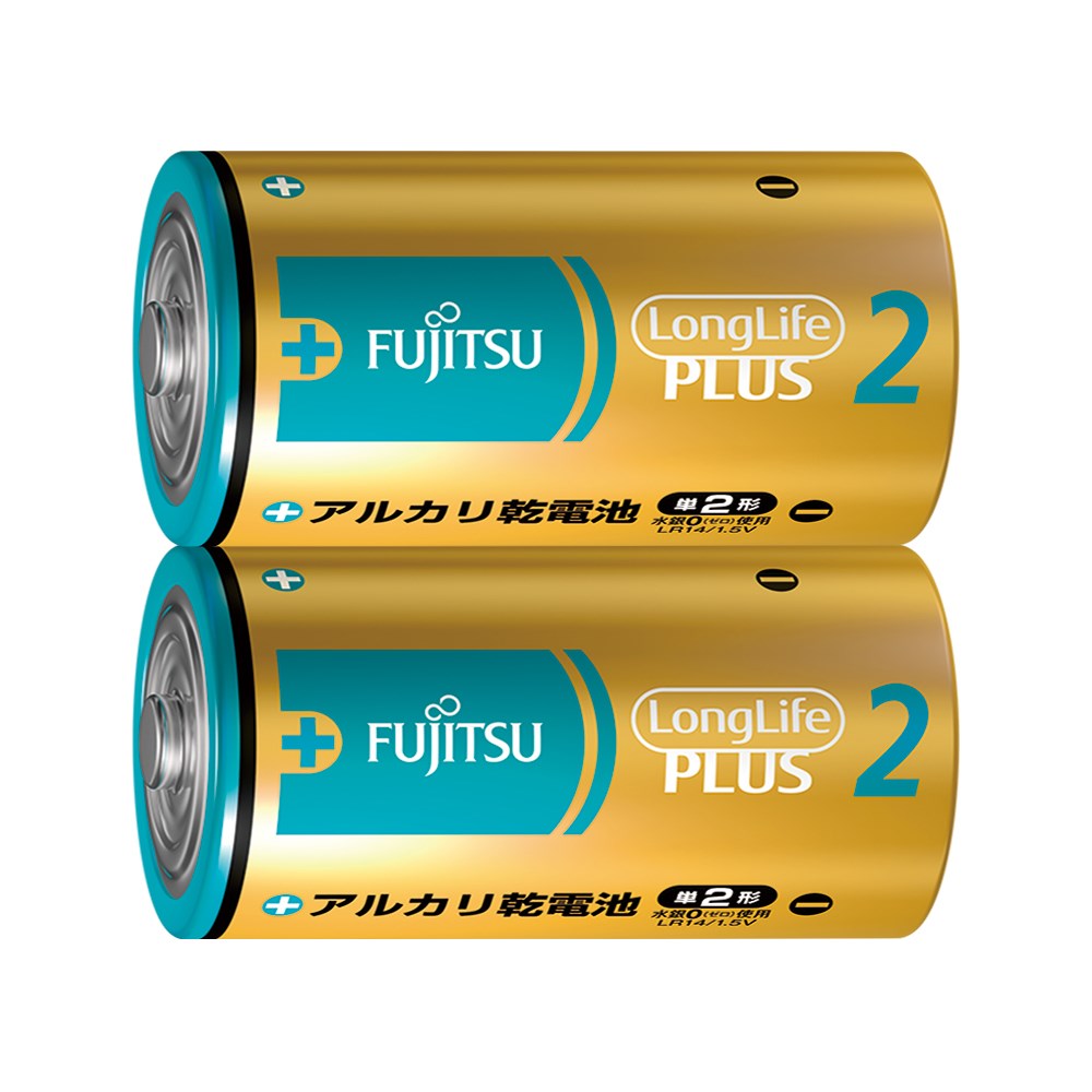 FUJITSU,LR14,2號,鹼性電池,日本製