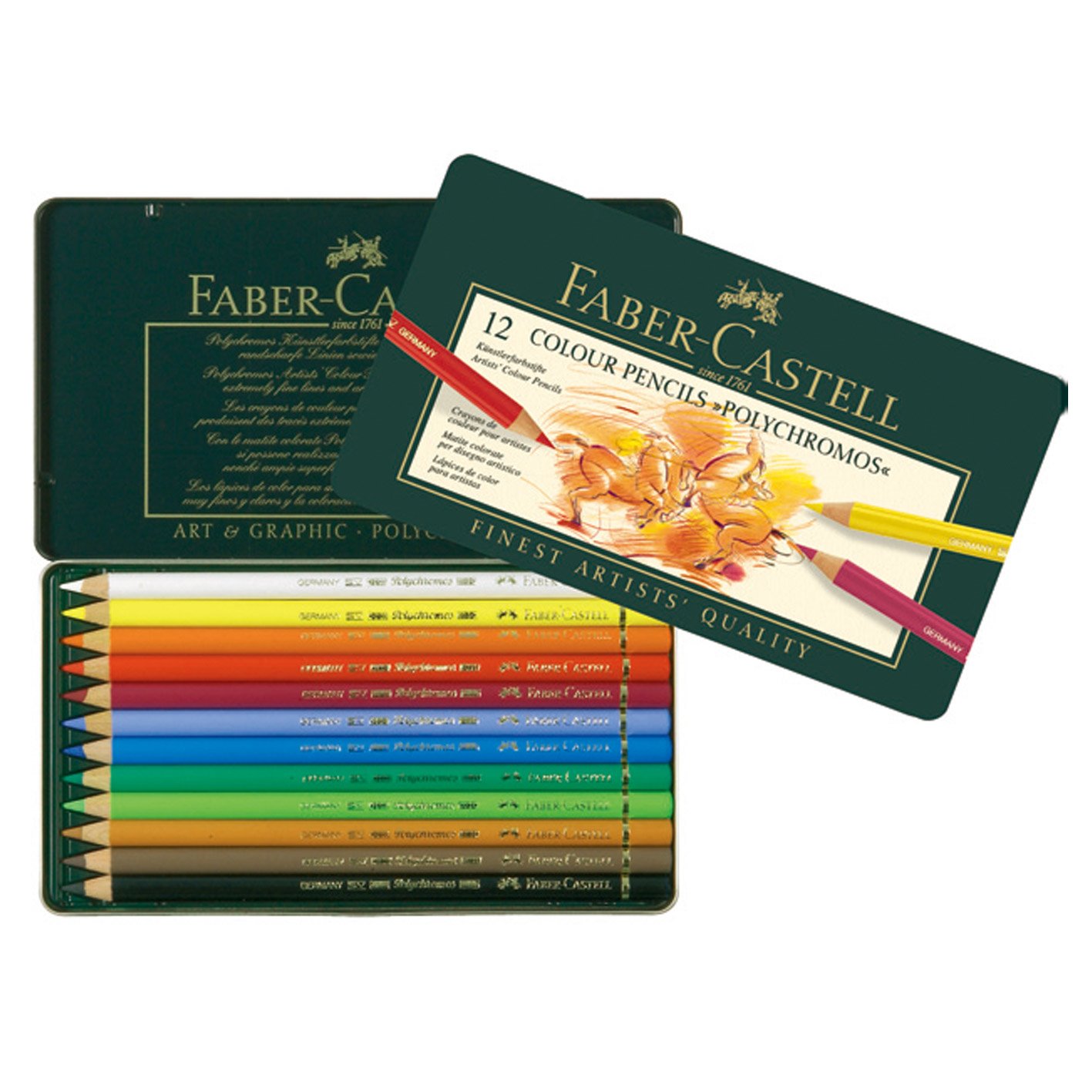 FABER-Castell ,12色,油性色鉛筆,110012