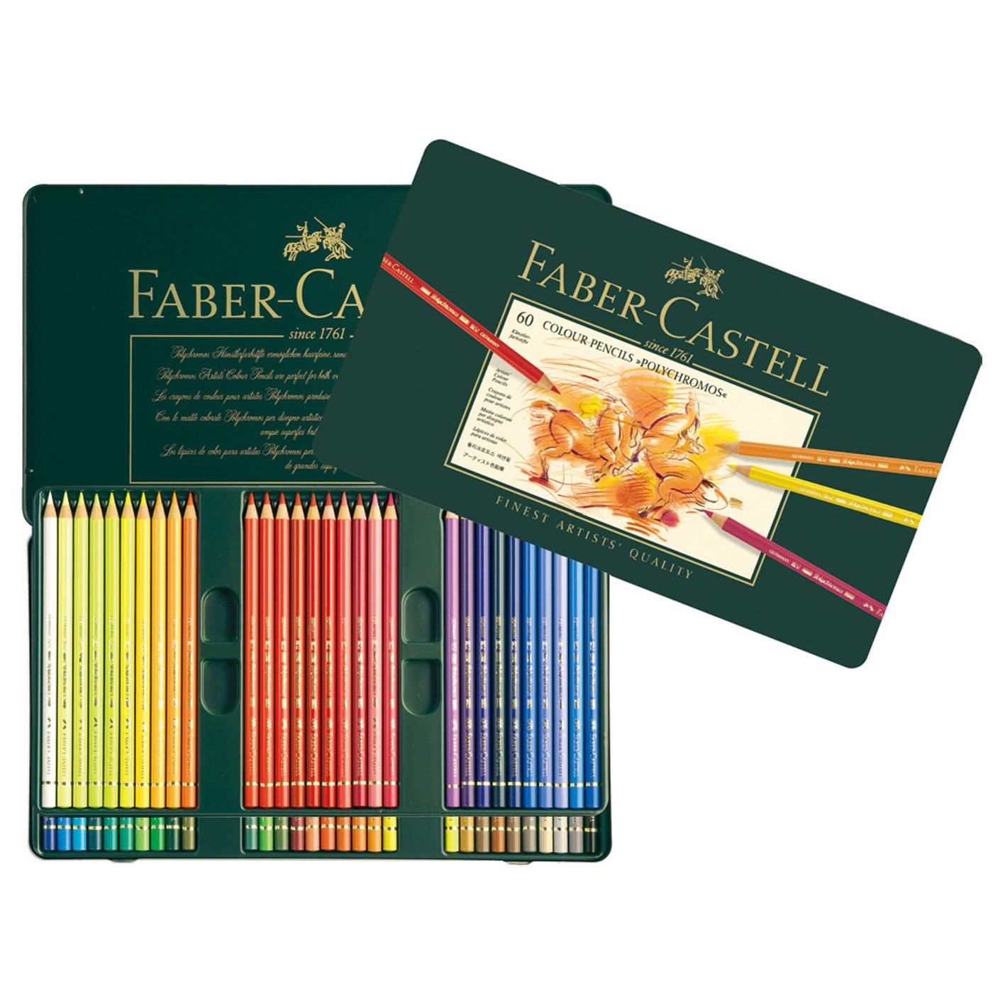 FABER-Castell,60色,油性色鉛筆,110060 