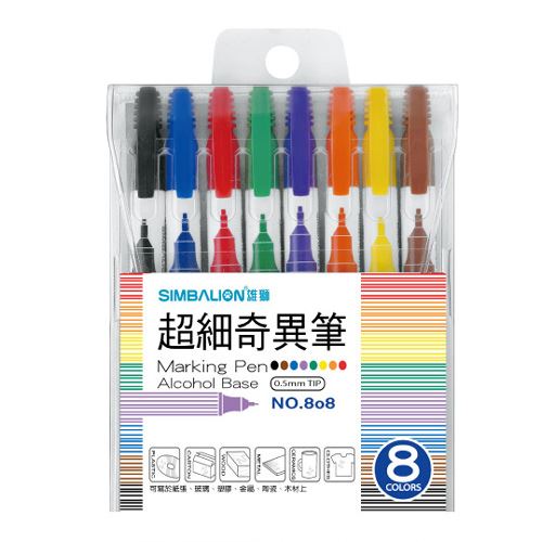 雄獅,NO.808,超細,奇異筆