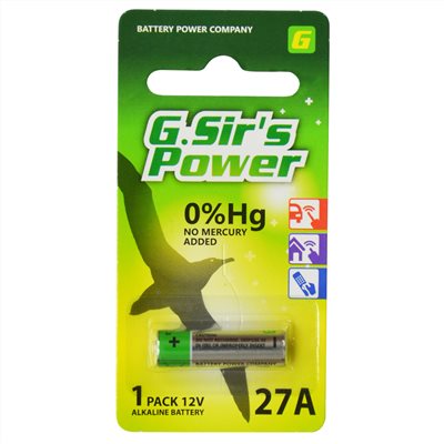 超霸,GP,27A,12V,搖控器電池,27A-C1