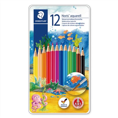 STAEDTLER ,12色,水性色鉛筆,MS14410M12