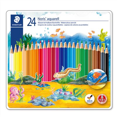STAEDTLER,24色,水性色鉛筆,MS14410M24 