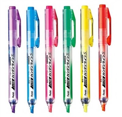 Pentel,SXNS15,自動螢光筆